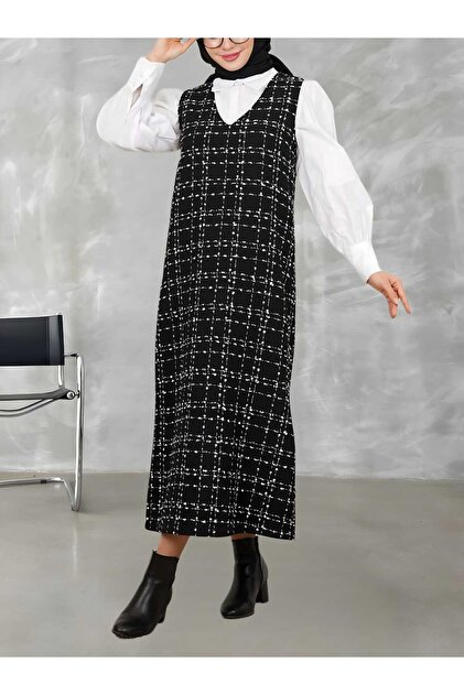 Hijab Tweed Fabric Gilet