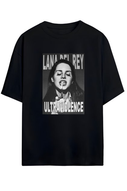 Lana Del Rey Designed Unisex New Season Oversize Cotton T-Shirt