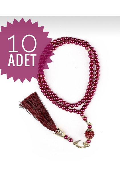 10 Pieces of 99 Pearl Rosary Dowry, Gift, Bundle Holder