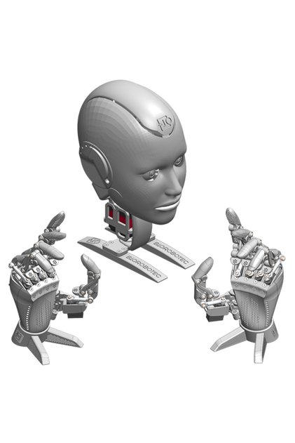 Biorobotec Robotik Biyonik Bionic Kafa - El Seti
