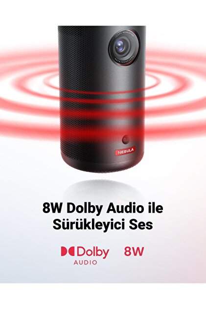 Anker Nebula Capsule 3 Akıllı Taşınabilir Projeksiyon Cihazı