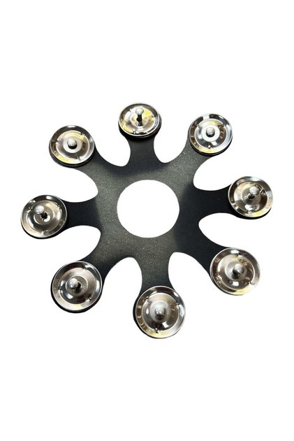 black Drum Cymbals Hi Hat Tambourine Percussion Instrument Accessories Drum Bells for Effects Cymbal