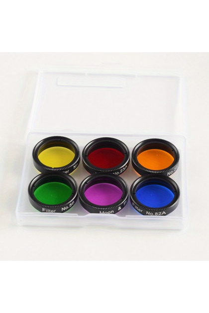 Nebula Filters 6pcs/set Telescope Accessories Nebula Filter Lens Moon Filter Lens For 1.25in/31.7mm