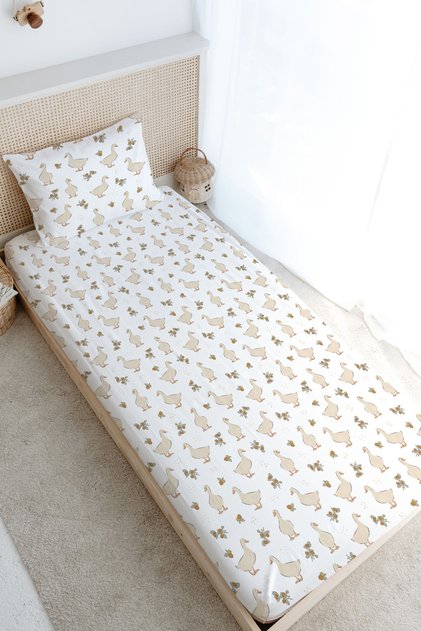 Single Fitted Sheet Set - Iconic Series - Vintage Goose