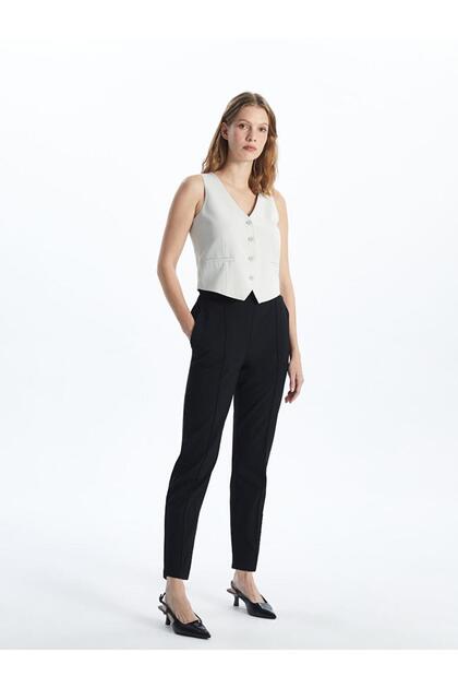 LCWAIKIKI Classic Women's Trousers with Elastic Waist