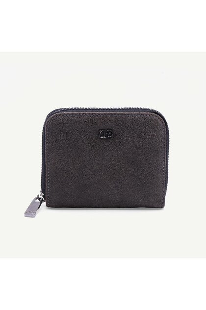Uderra Women's Genuine Leather Milk Brown-Black Mini Wallet - S1Kc0113