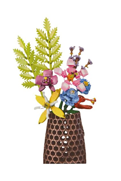 Genel Markalar Oyuncak Mini Blok Flower 087B (Karışık Model 1 Adet