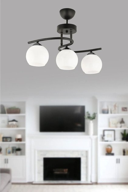 Hestia Modern 3lü Camlı Avize