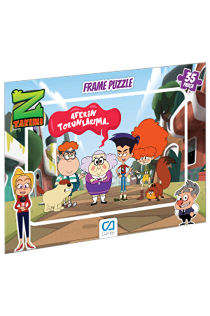 CA Games C&A Games Z Takımı-2 Lisanslı 35 Parça Frame Puzzle