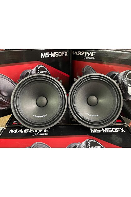 Massive MS-M50FX 13 CM MİDRANGE 200 WATT MAXİMUM POWER ÇİFT