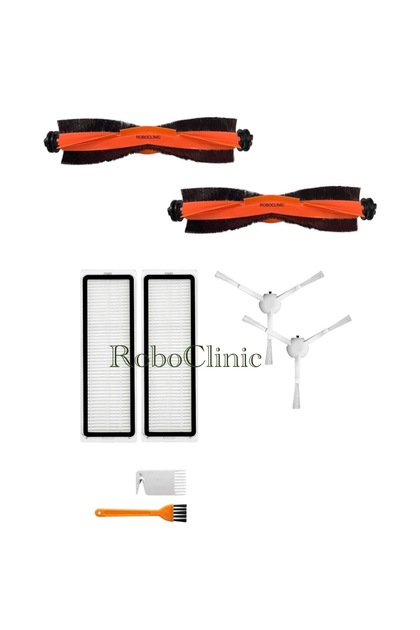 Xiaomi Robot Vacuum X10 plus X20 Plus Uyumlu Yedek Fırça,Hepa Filtre Seti-8 Parça