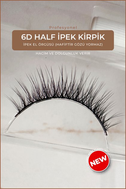 İpek Kirpik - Doğal Ve Hafif Kirpik - Takma Kirpik (HAFİFTİR GÖZÜ YORMAZ)