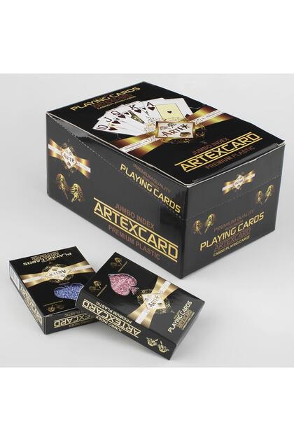 MSMETICARET Artex Jumbo %100 Plastik Iskambil Poker Biriç Casino