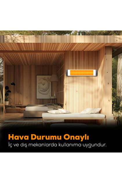 UFO City 2300 W Duvar Tipi Infrared Isıtıcı - Termostatlı - Fiyatı