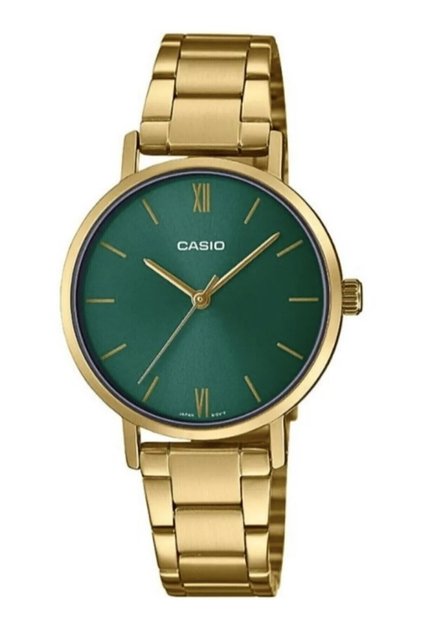 Gold Green Color Women's Wristwatch
