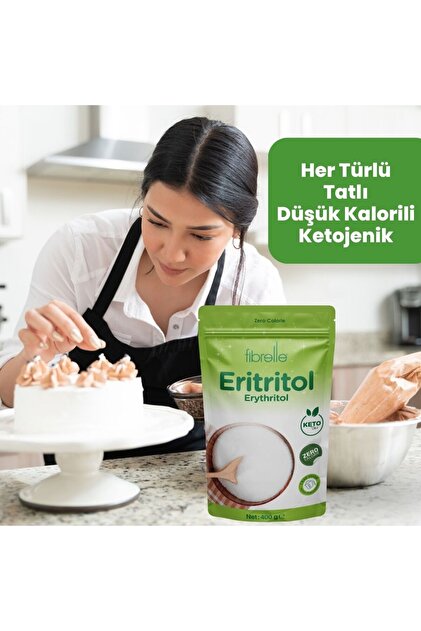 ダイエットサプリ ERUFLE ketosienne Fibrelle 400 G Eritritol 1 Paket. Keto / Ketojenik / Vegan Diyete