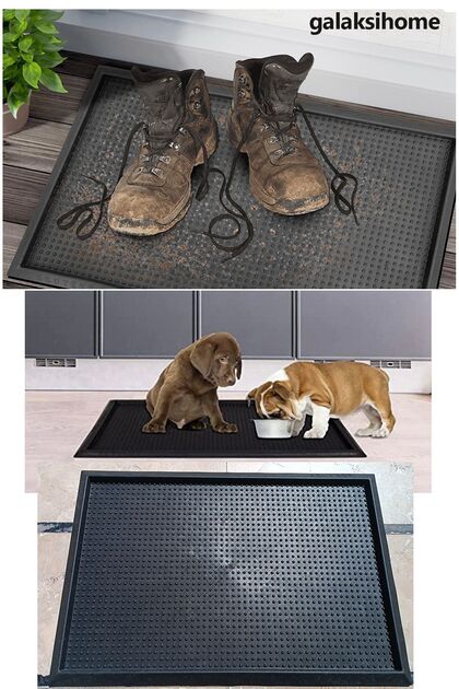 Black Disinfectant Pool Mat - 45X70 cm