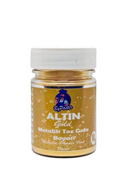 Metalik Toz Boya Altın 10 gr Yenilebilir Simli Boya