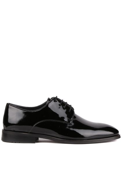 - Black Patent Leather Laced Men's Classic Shoes 250-2239