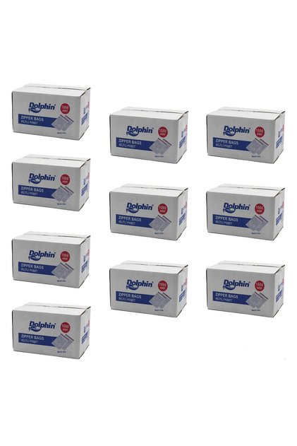 Ziplock Transparent Refrigerator Ziplock Storage Bag Bag - 9x11 Cm- 10 Boxes of 1000 Pieces