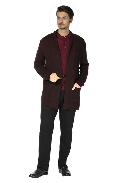 Rob Melanj Tricotaj Burgundy