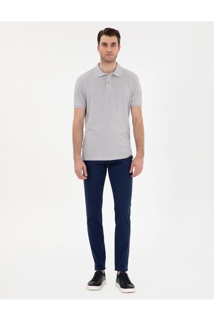 İndigo Slim Fit 5 Pocket Chino Pants 50271249-Vr028