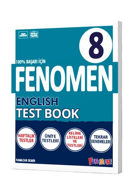 2024-2025 Müfredat Yeni Nesil 8.Sınıf Test Book ( İNGİLİZCE ) Soru Bankası