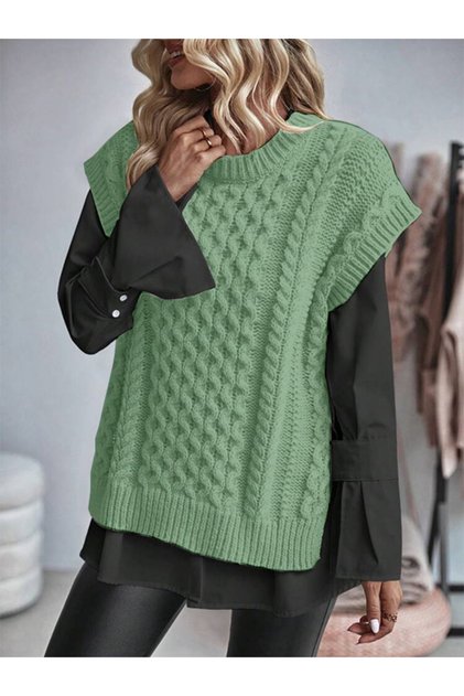 Knit Detailed Knitwear Women's Suede