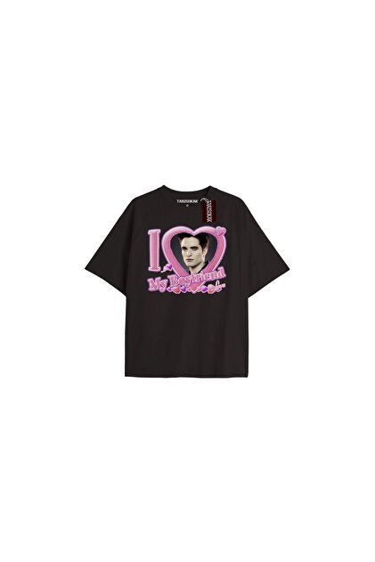 TIMESWASTINGIRL Y2k Twilight Team i love my boyfriend Tshirt KOD