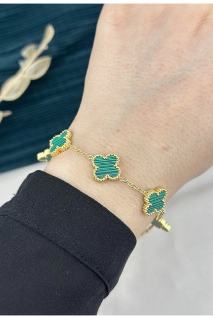 Green Brand Detail Bracelet