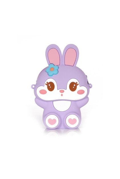 Silicone Purple Rabbit Shoulder Bag