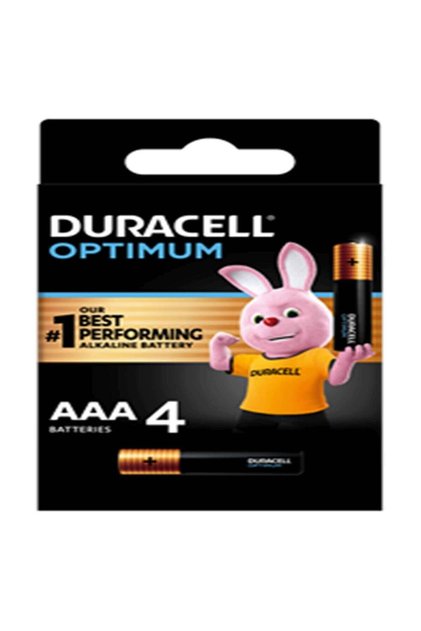 OPTIMA ALKALINE BATTERY 1.5V AAA4BKP T18 01 MEI DURACELL