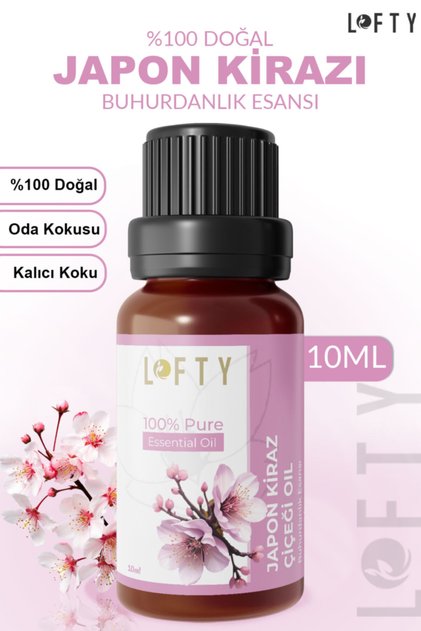 Japon Kiraz Çiçeği Uçucu Yağ Buhurdanlık Esansı Oda Kokusu Esansiyel Yağ Buhur Yağı 10ml