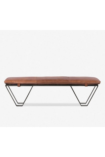 Homıof Gerçek Deri Bench