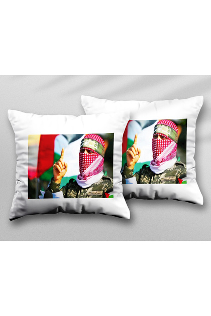 Kassam Brigade Palestine Two Pcs Two Side Printed Washable Pillow Throw Pillow Cover