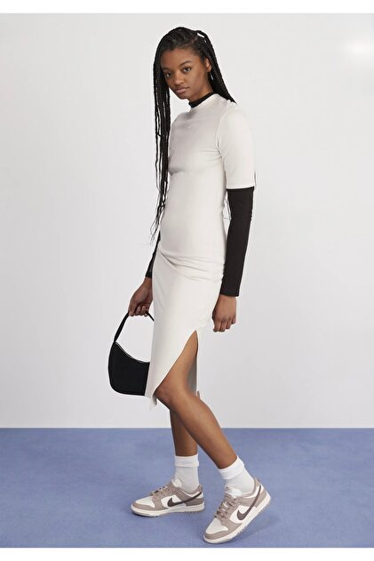 Nike Sportswear Essential Women's Tight Midi Dress Krem Kadn Elbise -  Fiyat, Yorumlar