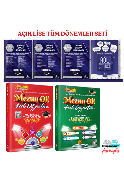 Liyakat Yayınları 2025-AÖL Sınav Seti-Zorunlu Tüm Dersler Konu