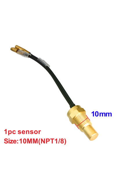 10MM Water Temperature Sensor 10MM 12MM 14MM 16MM 17MM 21MM 50K Head Plug Car Truck Car 1/8NPT 3/8NP