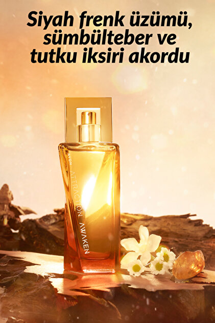 Parfum AVON Attraction Awaken Eau De Parfum Pour Elle 50 Ml - Notes De Mandarine, Jasmin, Tubéreuse - Neuf, Cruauté Free