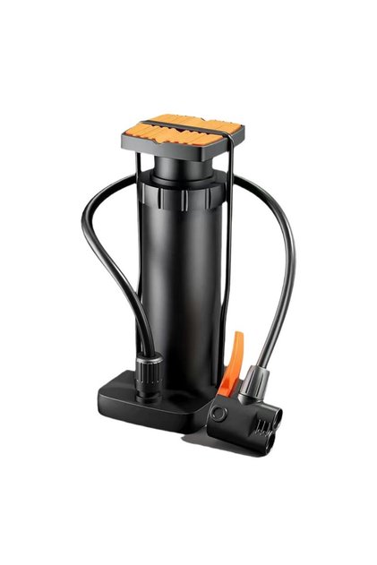 Black Manual Foot Inflator Pump - +2Inch for Bicycle and Pool