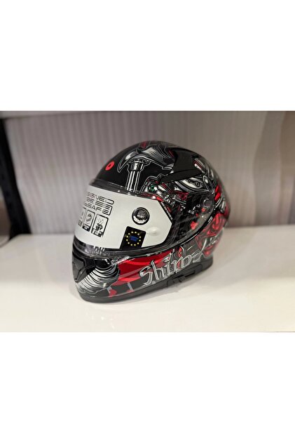 KASK SHIRO KATANA SV SAMURAİ KIRMIZI/SİYAH