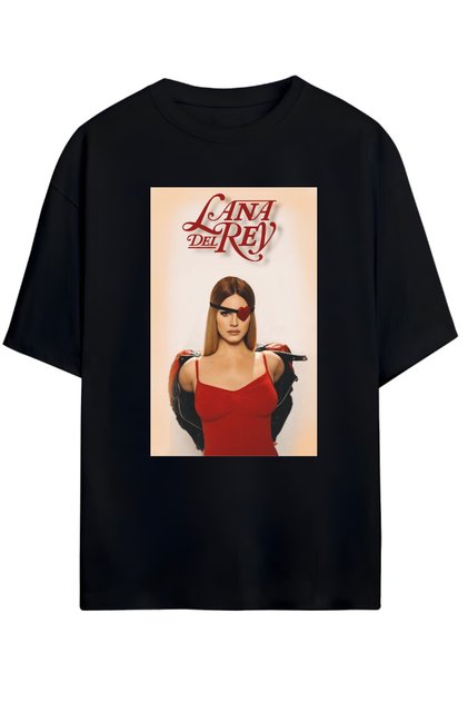 Lana Del Rey Designed Unisex New Season Oversize Cotton T-Shirt