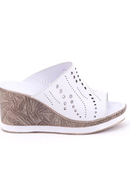 2015725 Y Women's Leather Heeled Slippers