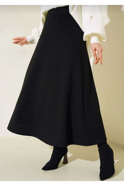 Flared Skirt Black