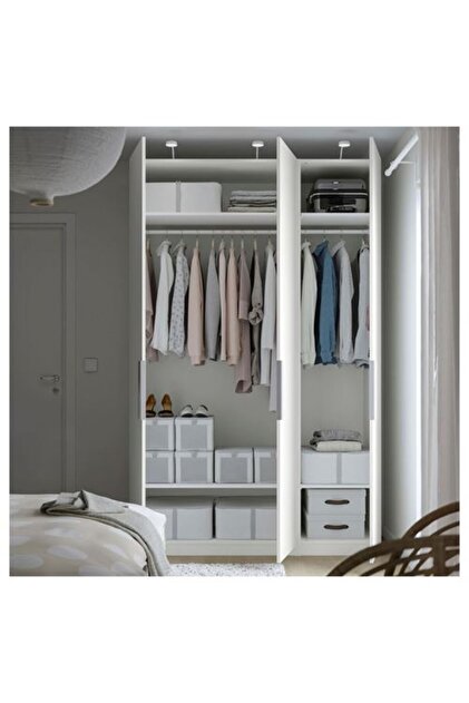 IKEA PAX/FORSAND, PAX gardırop, beyaz, 150x60x236 cm - Fiyatı