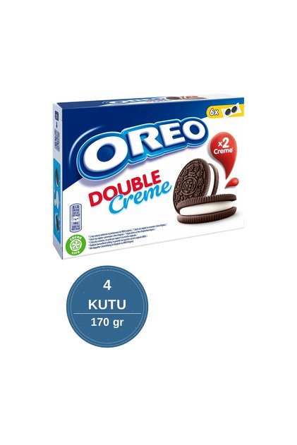 Double Kremalı Bisküvi 170g - 4 Adet