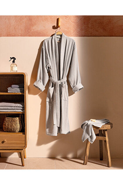 Carla Kimono Unisex 100% Cotton Bathrobe Set