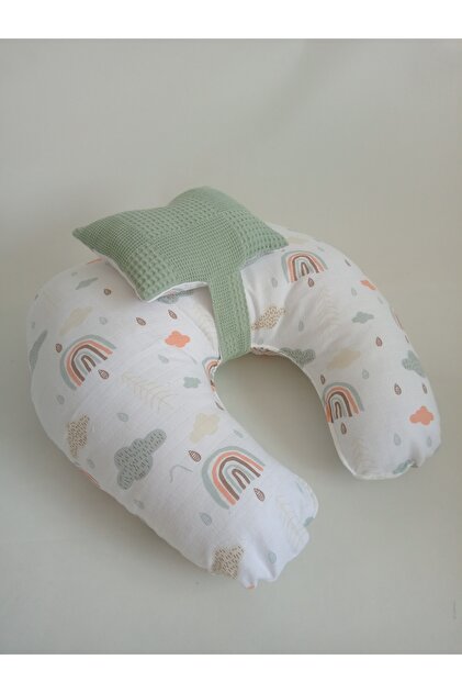 100% Cotton Muslin Breastfeeding Pillow