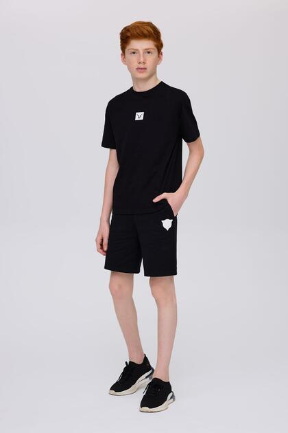 BG Store Erkek Çocuk Siyah Tshirt