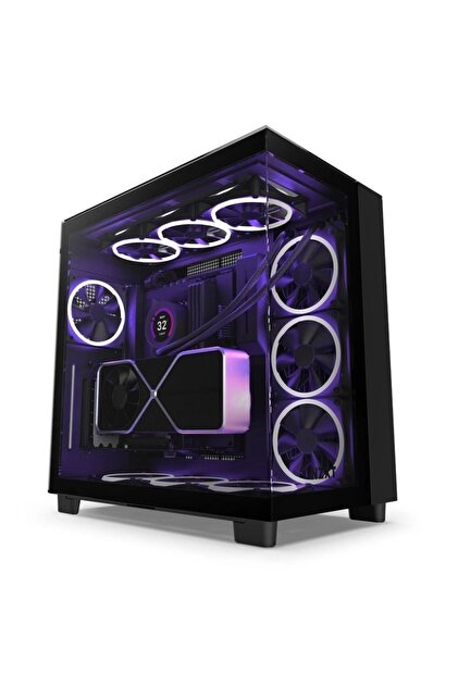 Nzxt H Series H9 Elite Edition Cm-h91eb-01 Temperli Cam Siyah Mid